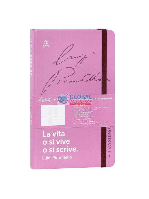 AGENDA 2027 INSEGNANTE BIDAY 12mesi PIRANDELLO ARCHIVIO DI STATO