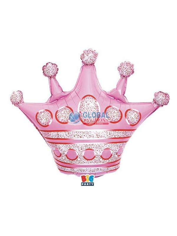 MYLAR CORONA ROSA 73x67