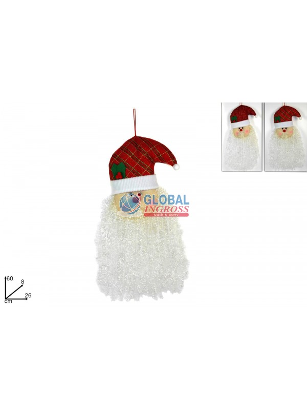 DIETROPORTA VISO BABBO NATALE 60cm
