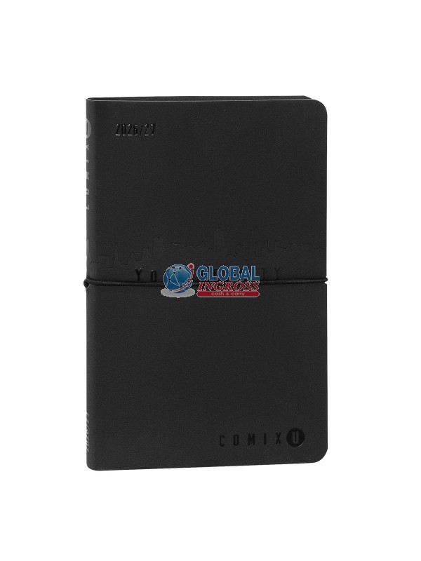 COMIX 2027 U YOURSELF MEDIUM WEEK 13mesi ALL BLACK