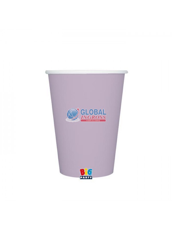 BICCHIERI ECOLOR LILLA 200cc 25pz