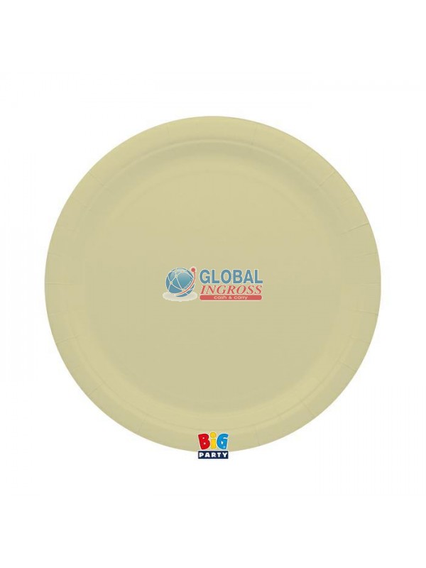 PIATTI ECOLOR 24cm LATTE 25pz