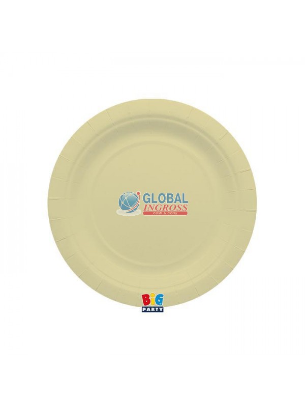 PIATTI ECOLOR 18cm LATTE 25pz