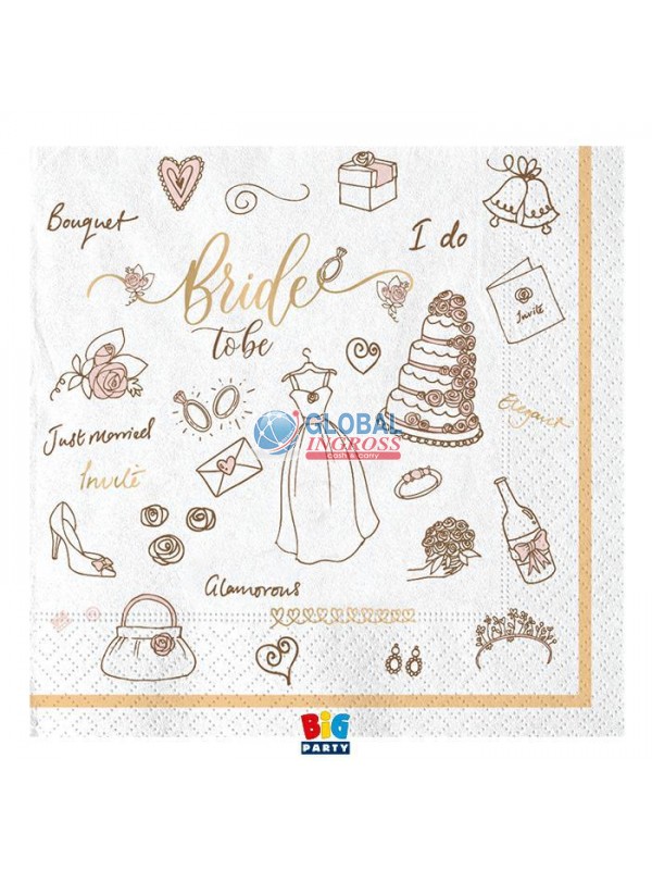 TOVAGLIOLI BRIDE TO BE 20pz