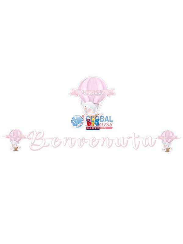 KIT SCRITTA BENVENUTA ELEFANTINO 6mt