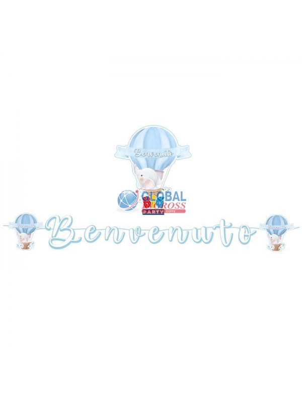 KIT SCRITTA BENVENUTO ELEFANTINO 6mt
