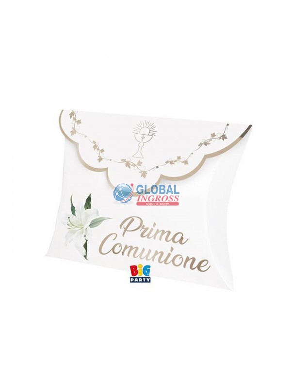 SCATOLINA BUSTA COMUNIONE LILY 10x8x3.