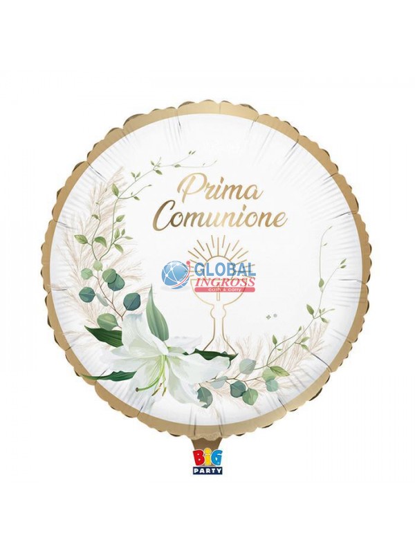 MYLAR 45cm COMUNIONE LILY NEW