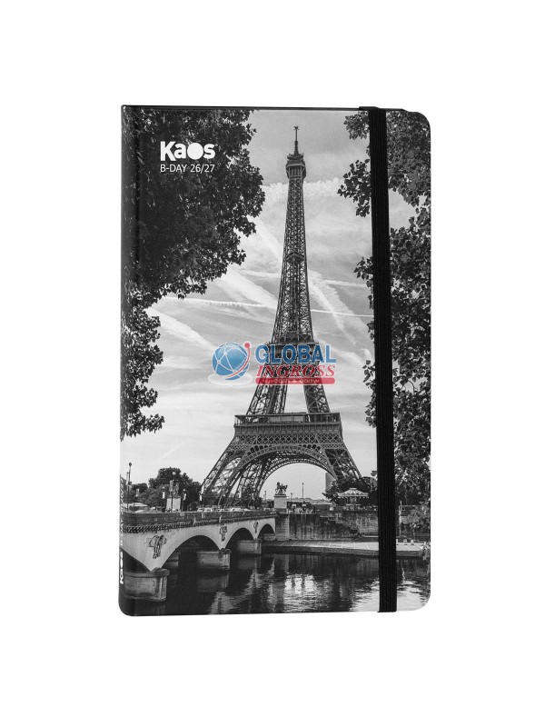 AGENDA 2027 INSEGNANTE 13x21 BIDAY 12mesi KAOS PARIGI