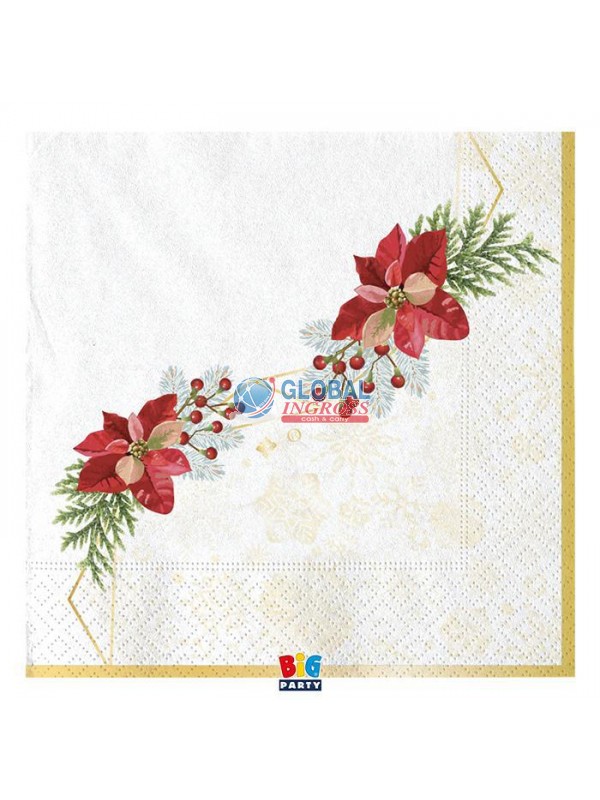 PARTY TOVAGLIOLI NATALEELEGANT 16pz
