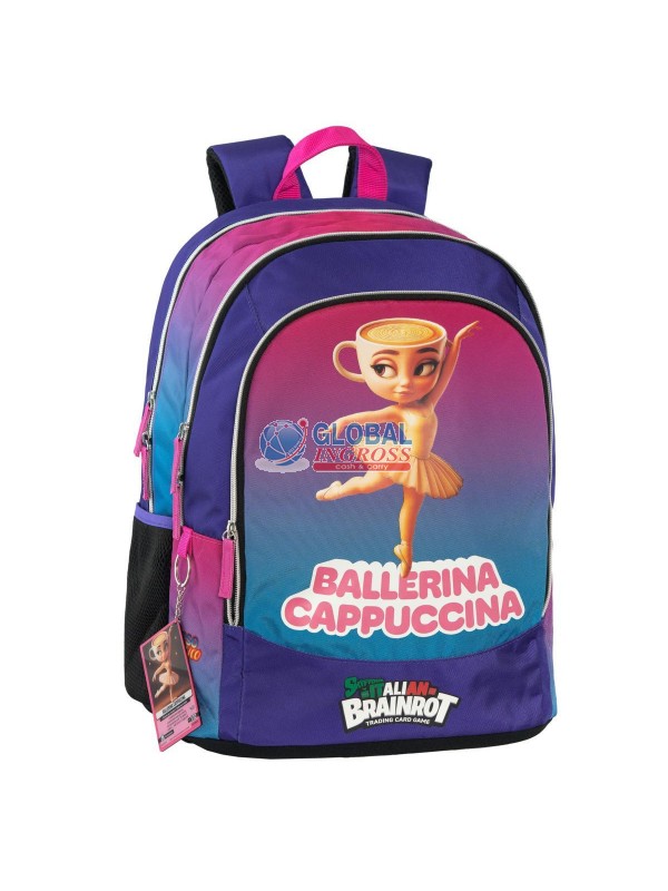 ZAINO BRAINROT BALLERINA CAPPUCCINA ORGANIZZATO