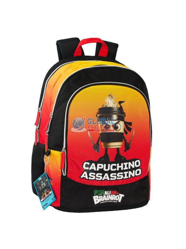 ZAINO BRAINROT CAPUCHINO ASSASSINO ORGANIZZATO