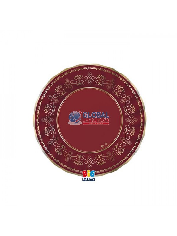 PIATTI ROYAL RED GOLD 20cm 6pz