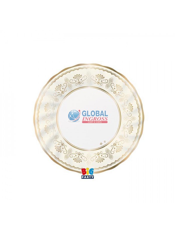 PIATTI ROYAL IVORY GOLD20cm 6pz