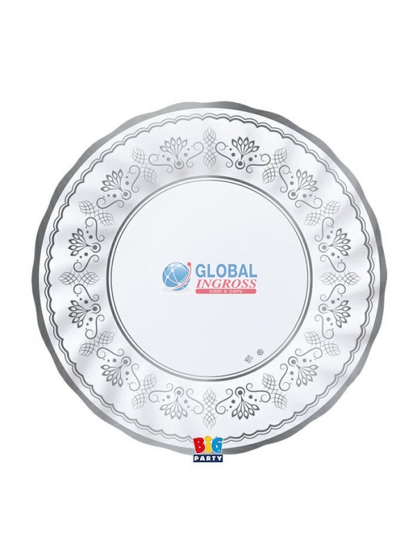 PIATTI ROYAL SILVER 25cm 6pz