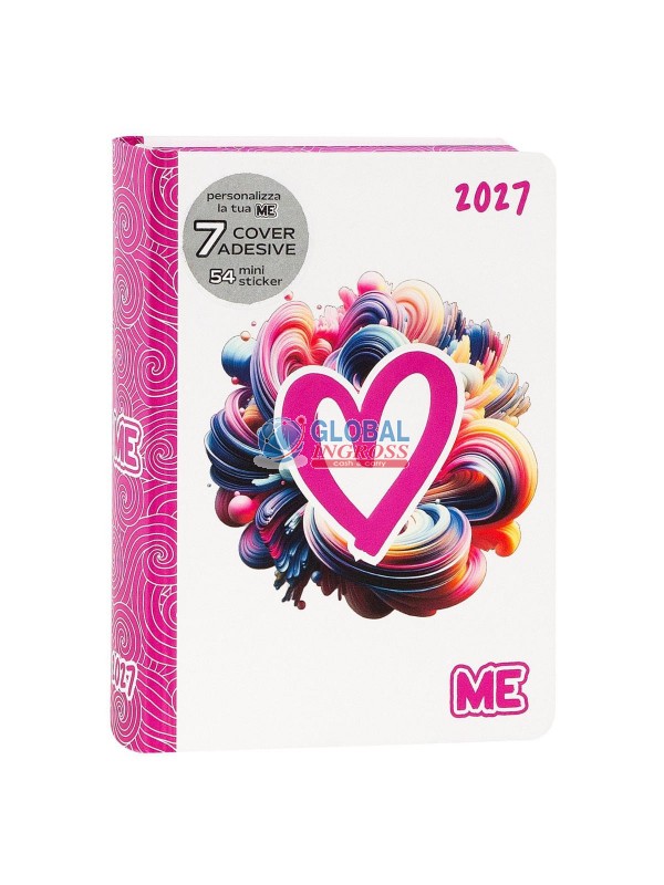 DIARIO ME 2027 MEDIUM LOVE PINK COLOR