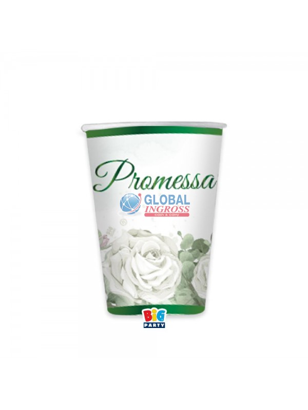 BICCHIERI PROMESSA EUCALIPTO 6pz 250cc