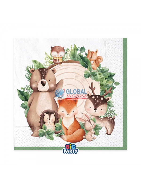 TOVAGLIOLI WOOD ANIMALS16pz