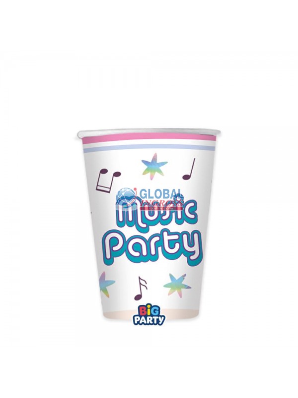BICCHIERI MUSIC PARTY 6pz