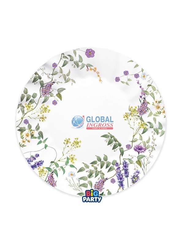 PIATTI FLOWERS GARDEN 25cm 6pz