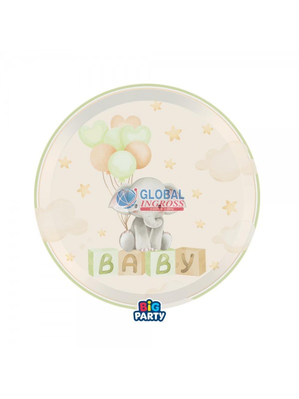 PIATTI BABY ELEPHANT 18cm 6pz