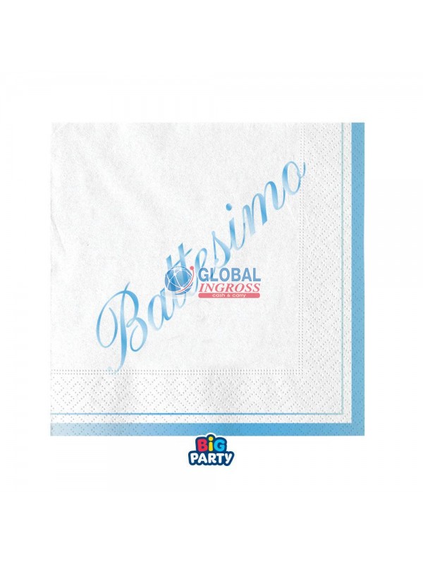 TOVAGLIOLINI BATTESIMO CELESTE 16pz 25x25