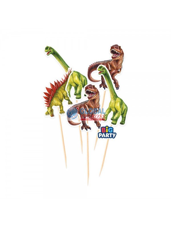 CAKE TOPPER MINI DINOSAURS 5pz