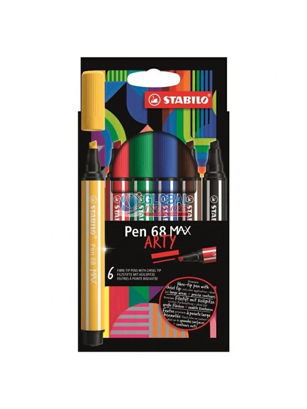 STABILO PEN68 MAX 6 colori