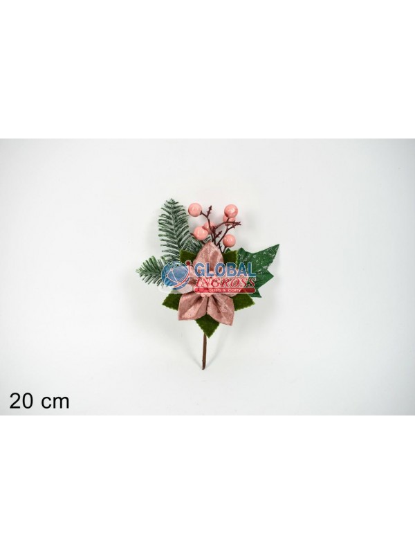 RAMETTO FIORE ROSA 20cm