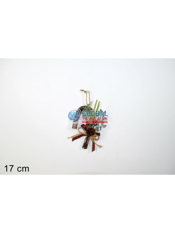 APPENDINO NATALIZIO ROSSO 17cm