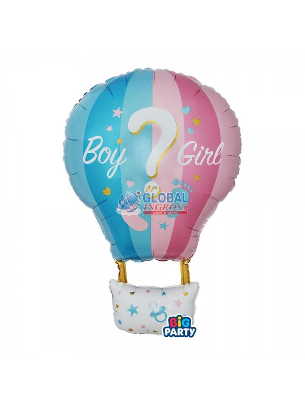 MYLAR GENDER REVEAL MONGOLFIERA 52x80
