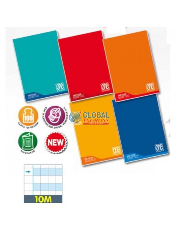 MAXI DIDATTICO ONE COLOR 10mm - linea blu