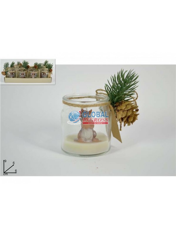 CANDELA SCOIATTOLO C/RAMETTO E PIGNA