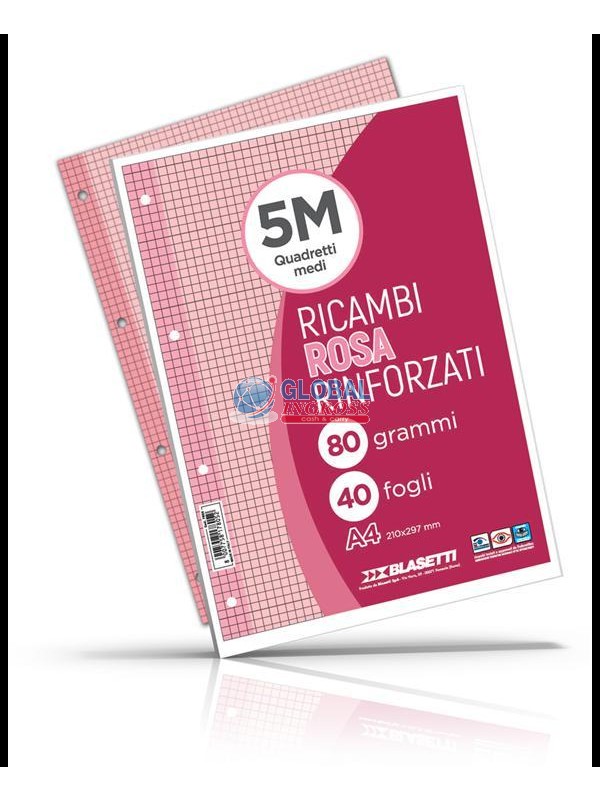 RICAMBI RINFORZATI COL.ROSA 5mm