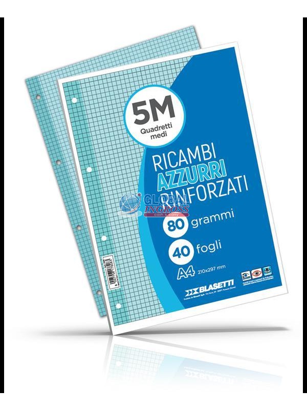 RICAMBI RINFORZATI COL.AZZURRO 5mm