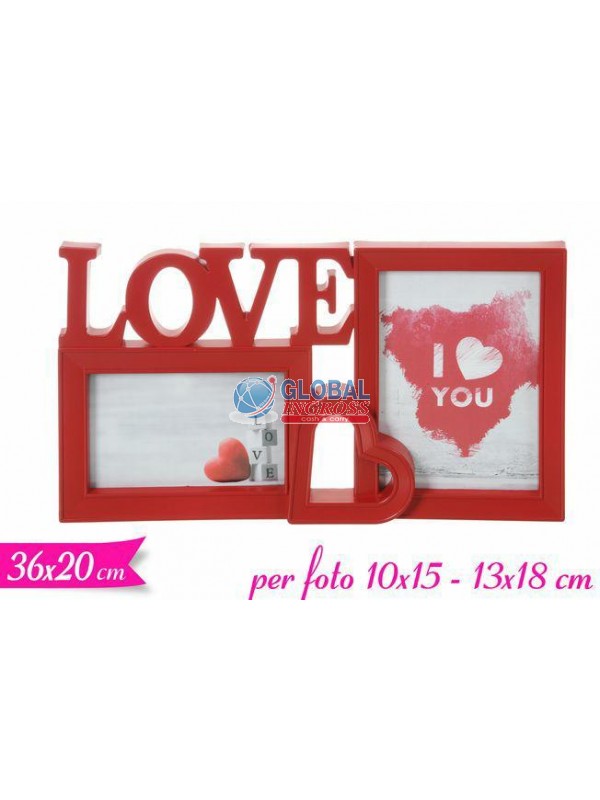 PORTAFOTO LOVE 2 POSTI