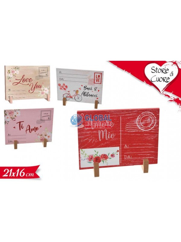 CARTOLINA LOVE C/BASE