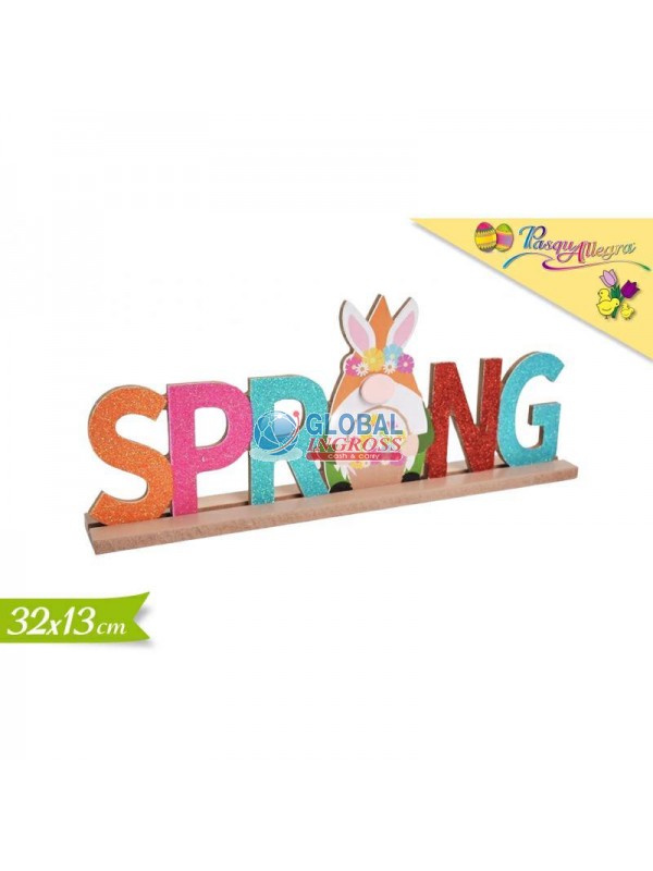 SCRITTA DECORATIVA SPRING