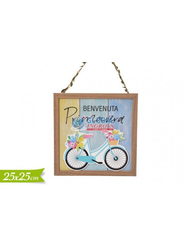 QUADRETTO BENVENUTA PRIMAVERA 25x25