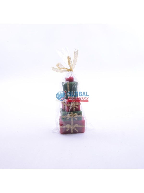 CANDELA REGALI DI NATALE 14cm