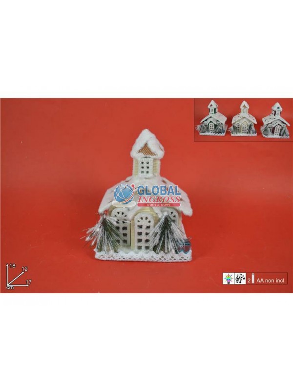 CASETTA C/NEVE MUSICA 18cm