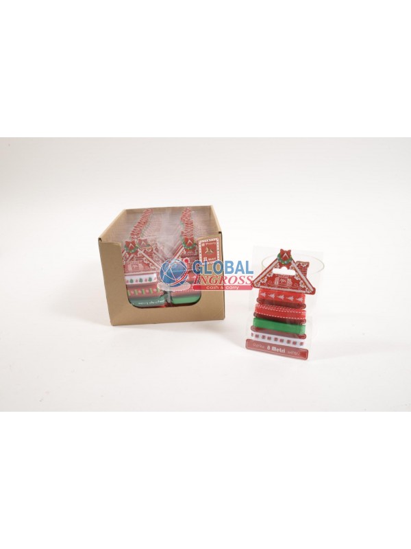 NASTRINI NATALE 1cm x8mt ASS.