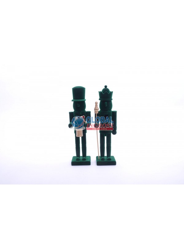 SOLDATINO FLOCCATO VERDE 36cm