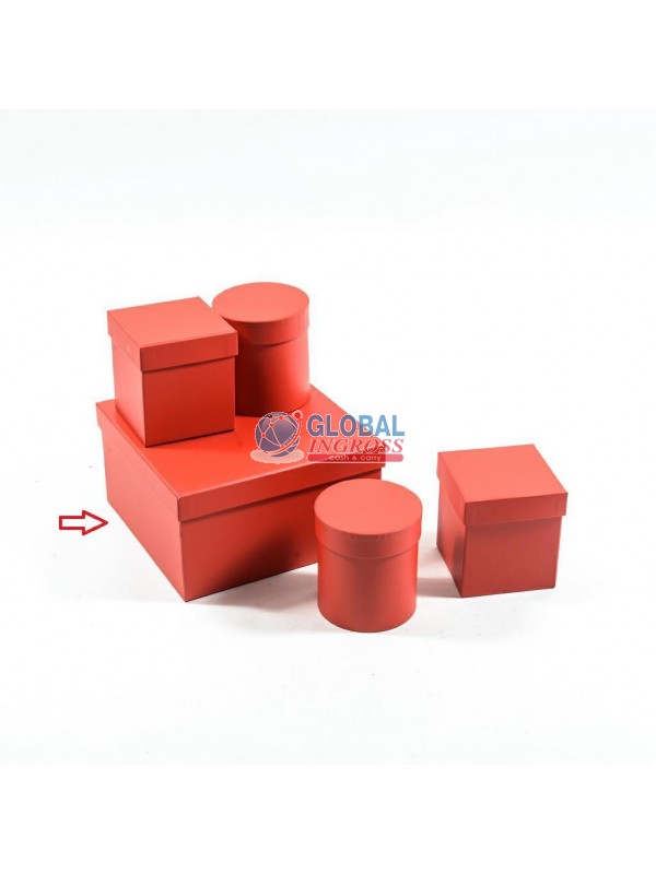SCATOLA ROSSA 23x23x12