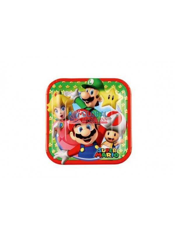 PIATTI SUPERMARIO 18x188pz