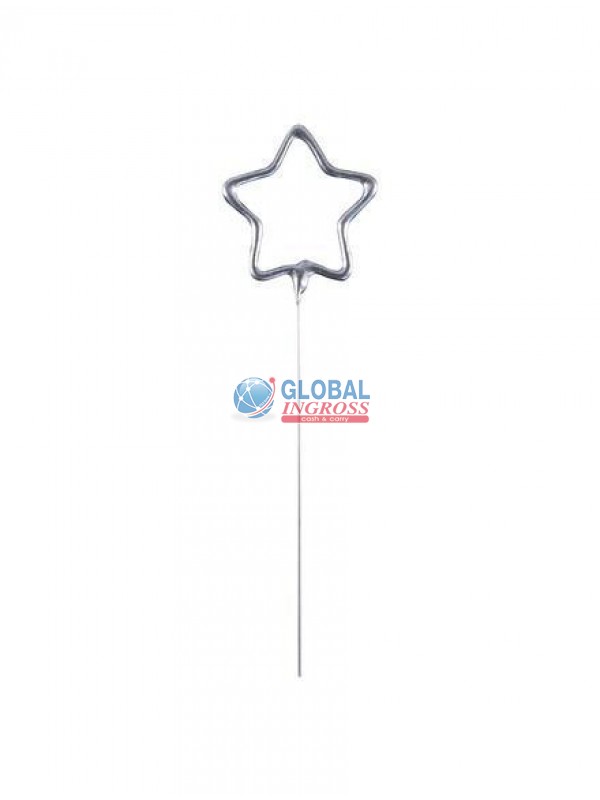 STELLA SCINTILLANTE 15cm ARGENTO