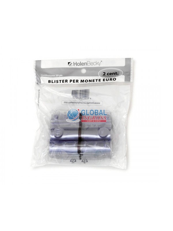 BLISTER MONETE 2 CENT 20pz