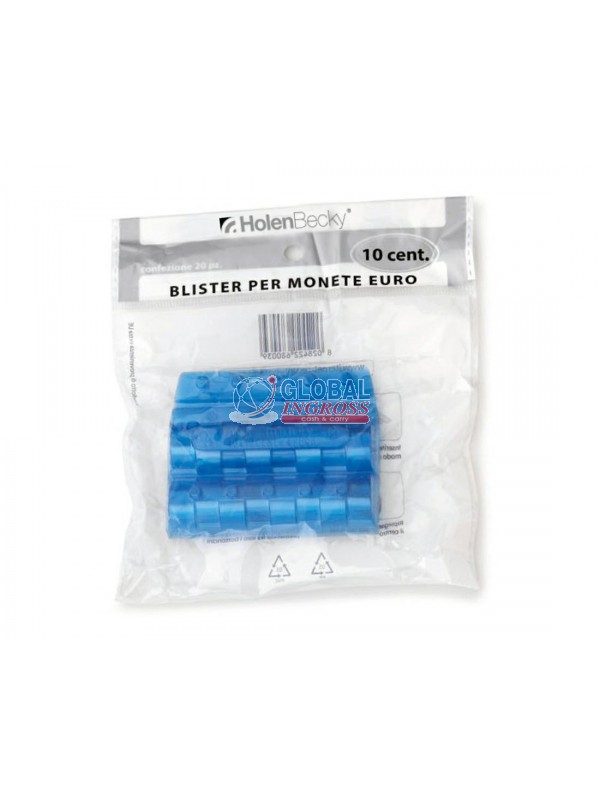 BLISTER MONETE 10 CENT 20pz