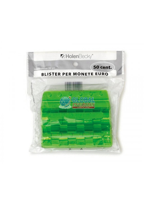 BLISTER MONETE 50 CENT 20pz