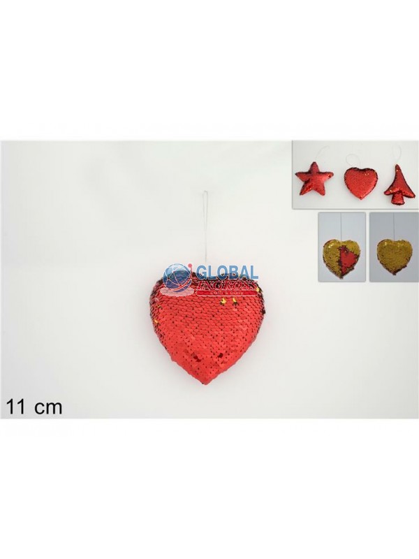 APPENDINO PAILLETTES BICOLORE ROSSO/ORO